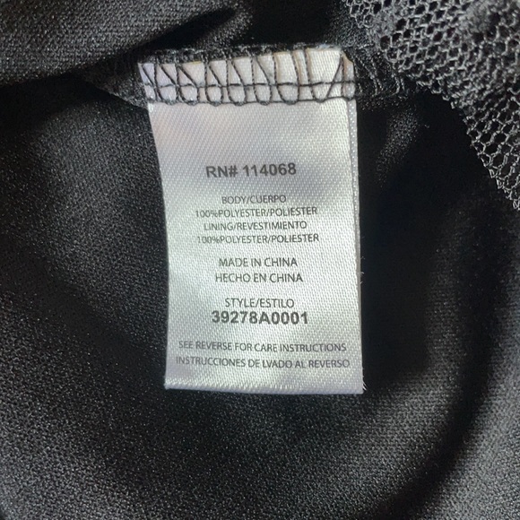 TEN SIXTY SHERMAN GIRLS Black Lace Top Size S - Picture 9 of 10